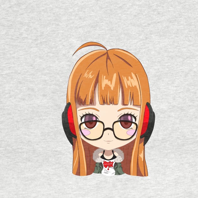 Persona 5 - Futaba Sakura chibi by Pastelpandabum